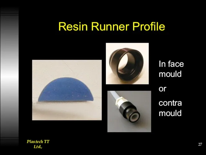 Resin Runner Profile In face mould or contra mould