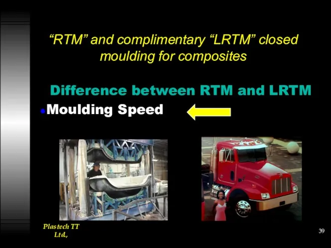 “RTM” and complimentary “LRTM” closed moulding for composites Difference between RTM and LRTM Moulding Speed