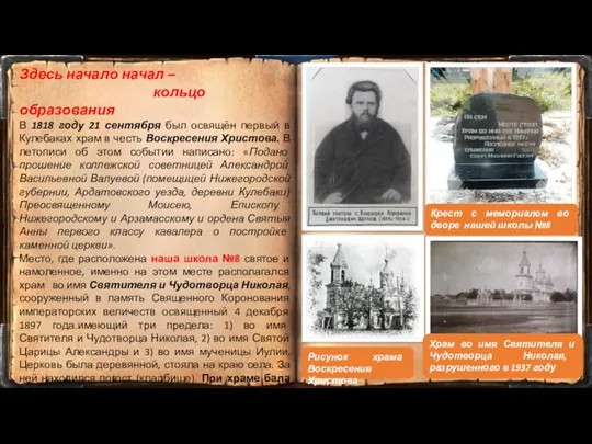 Здесь начало начал – кольцо образования В 1818 году 21