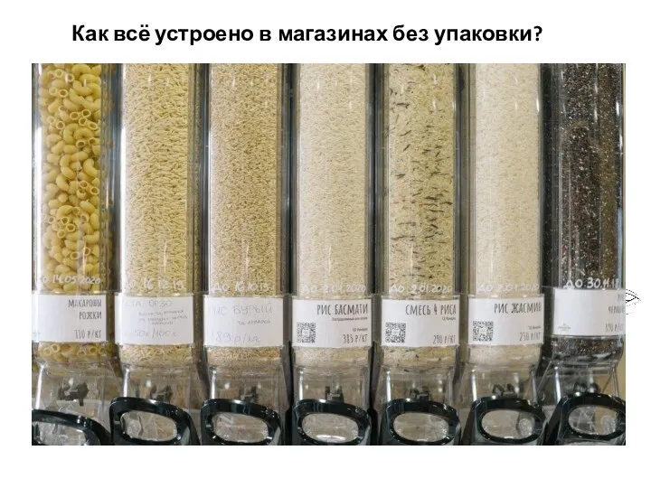 Как всё устроено в магазинах без упаковки?