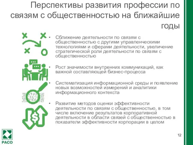 Сближение деятельности по связям с общественностью с другими управленческими технологиями и сферами деятельности,