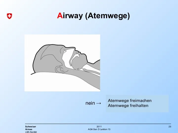 AGA San D Lektion 13 Airway (Atemwege)