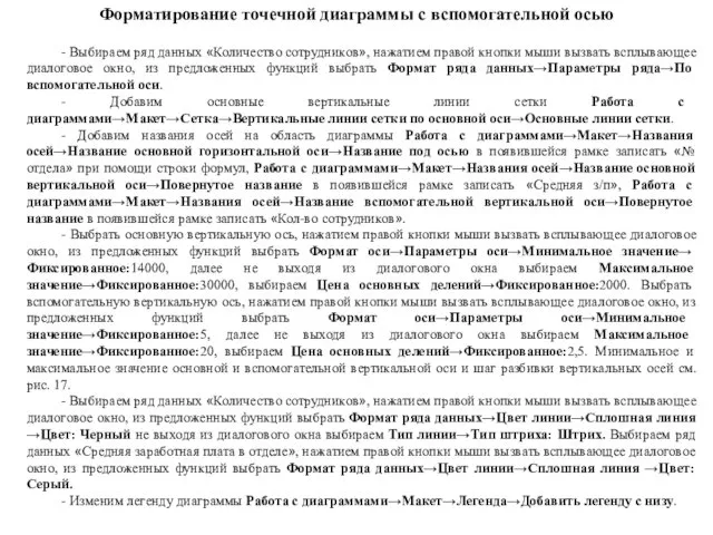 Форматирование точечной диаграммы с вспомогательной осью - Выбираем ряд данных