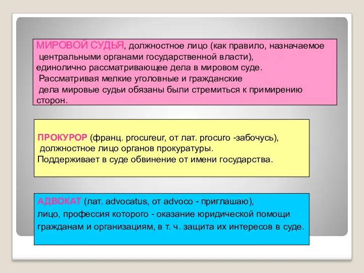 ПРОКУРОР (франц. procureur, от лат. procuro -забочусь), должностное лицо органов