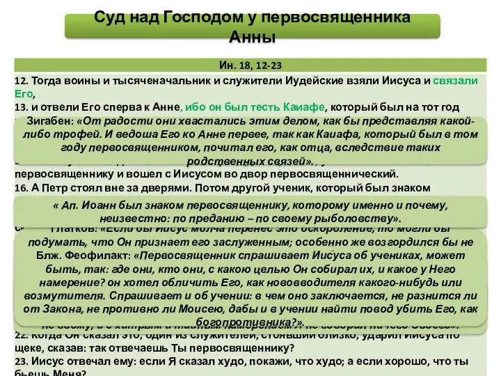 Глатков: «Если бы Иисус молча перенес это оскорбление, то могли