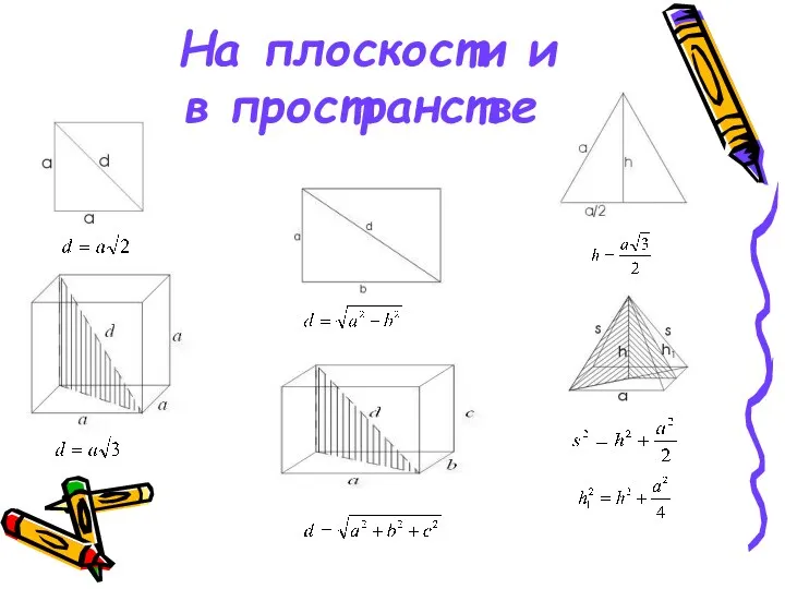 На плоскости и в пространстве