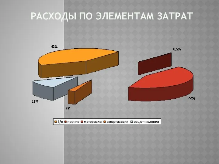 РАСХОДЫ ПО ЭЛЕМЕНТАМ ЗАТРАТ