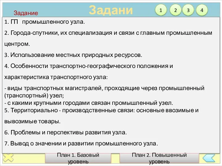 По картам атласа составьте характеристику промышленных узлов 1В. Самарского 2В.