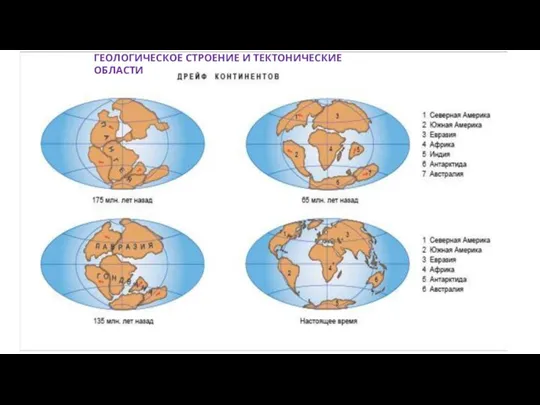 ГЕОЛОГИЧЕСКОЕ СТРОЕНИЕ И ТЕКТОНИЧЕСКИЕ ОБЛАСТИ