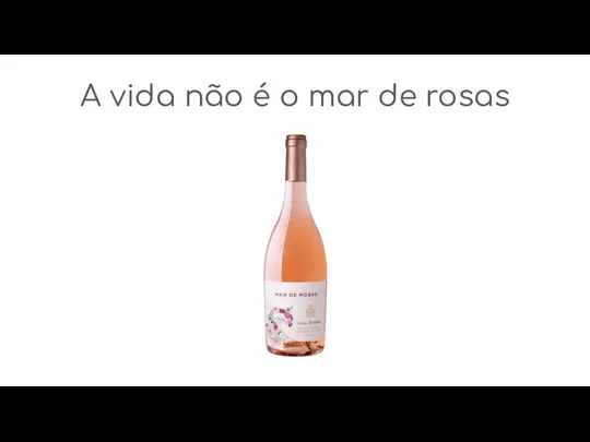 A vida não é o mar de rosas