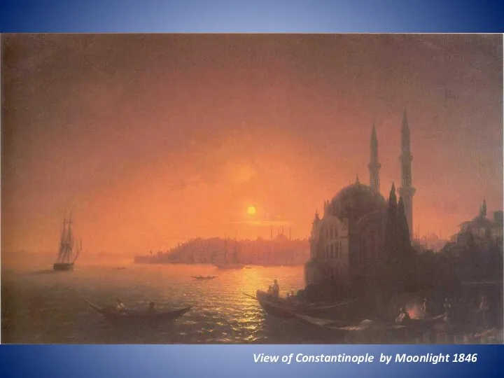 View of Constantinople by Moonlight 1846
