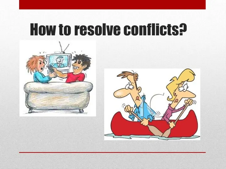 How to resolve conflicts?