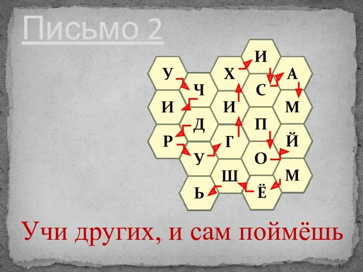 Письмо 2 Учи других, и сам поймёшь