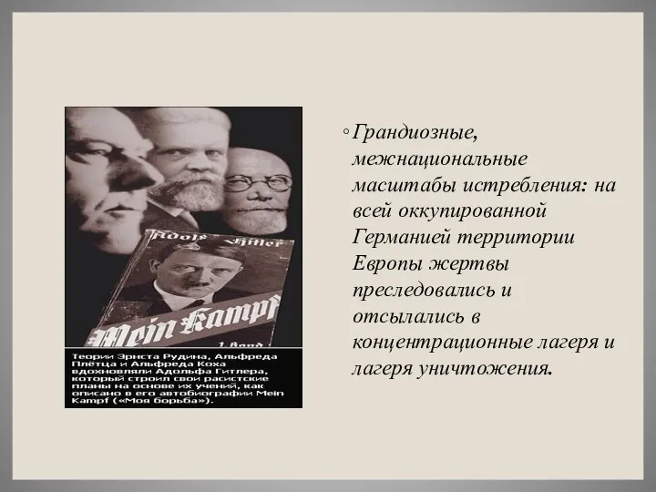 Грандиозные, межнациональные масштабы истребления: на всей оккупированной Германией территории Европы