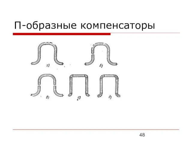 П-образные компенсаторы