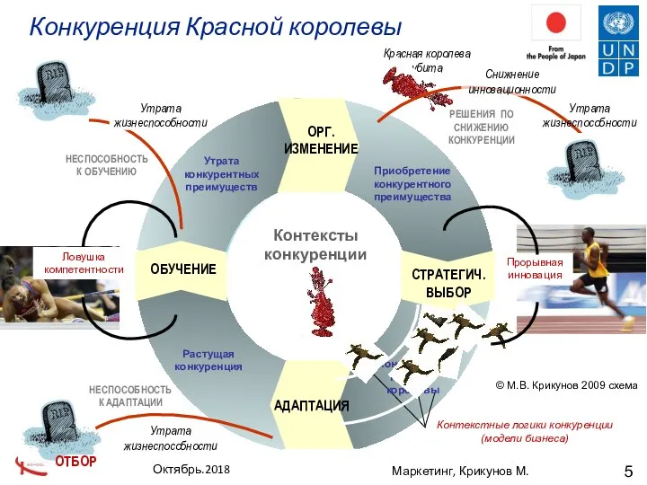 Маркетинг, Крикунов М. ОБУЧЕНИЕ ОРГ. ИЗМЕНЕНИЕ СТРАТЕГИЧ. ВЫБОР АДАПТАЦИЯ Растущая