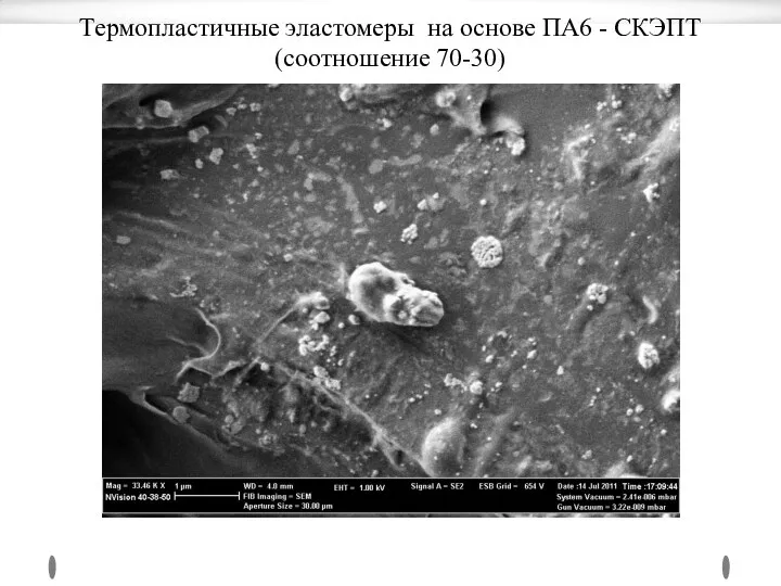 Термопластичные эластомеры на основе ПА6 - СКЭПТ (соотношение 70-30)