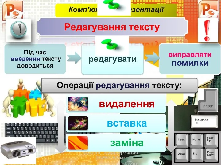 Редагування тексту Чашук О.Ф., вчитель інформатики ЗОШ№23, м.Луцьк