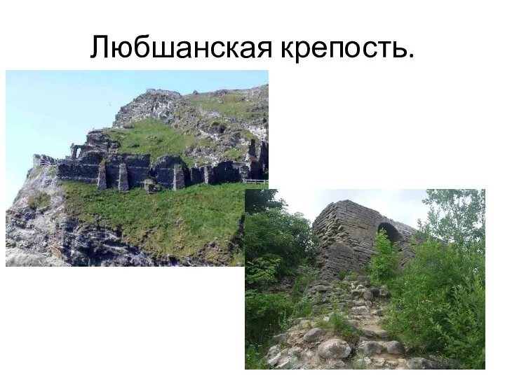 Любшанская крепость.