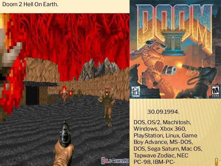 Doom 2 Hell On Earth. 30.09.1994. DOS, OS/2, Machitosh, Windows,