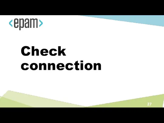 Check connection