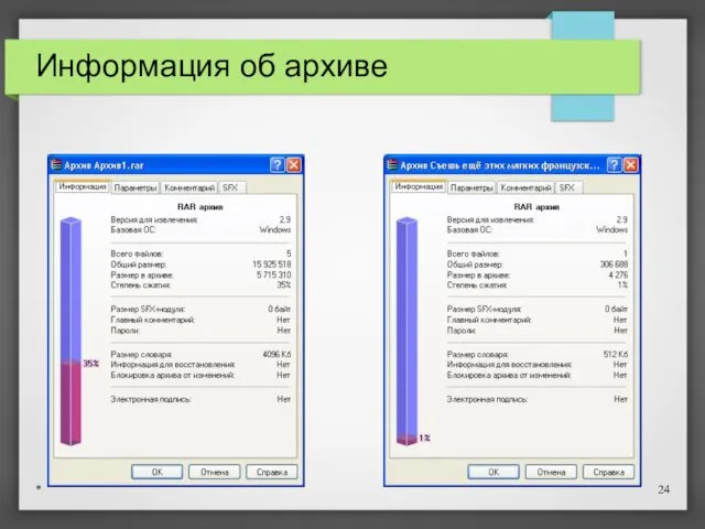 Информация об архиве *