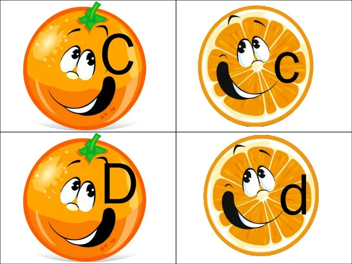 C D c d