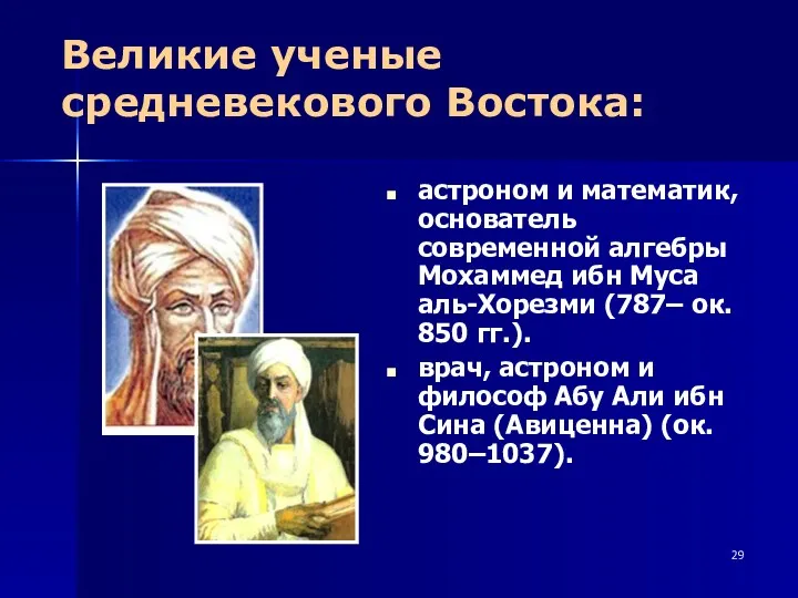 Великие ученые средневекового Востока: астроном и математик, основатель современной алгебры