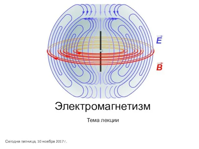 Электрмагнетизм. Явление электромагнитной индукции