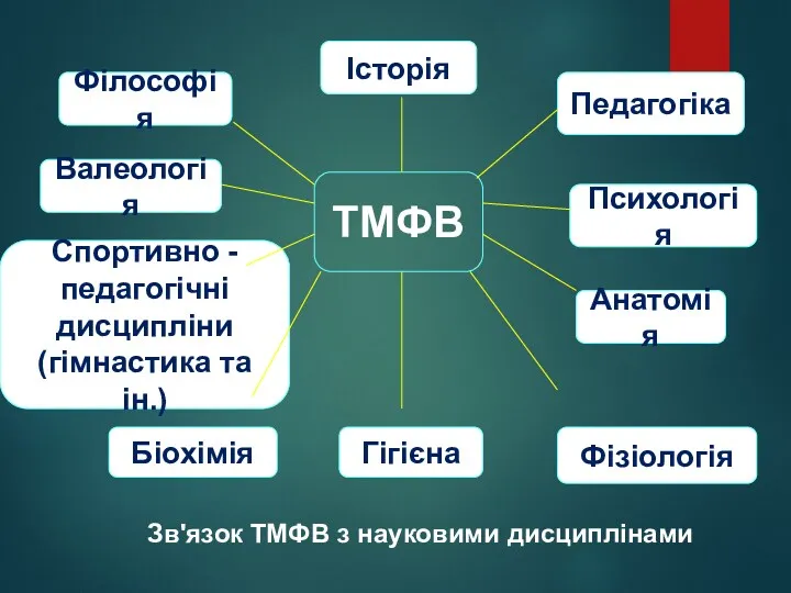 ТМФВ Гігієна Історія Філософія Валеологія Спортивно - педагогічні дисципліни (гімнастика