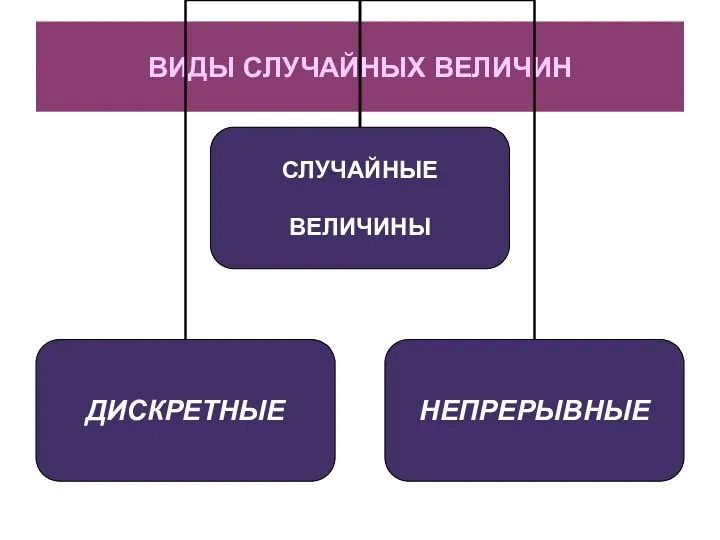 ВИДЫ СЛУЧАЙНЫХ ВЕЛИЧИН