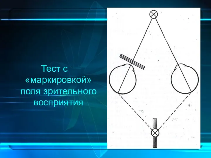 Тест с «маркировкой» поля зрительного восприятия