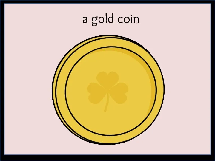 a gold coin