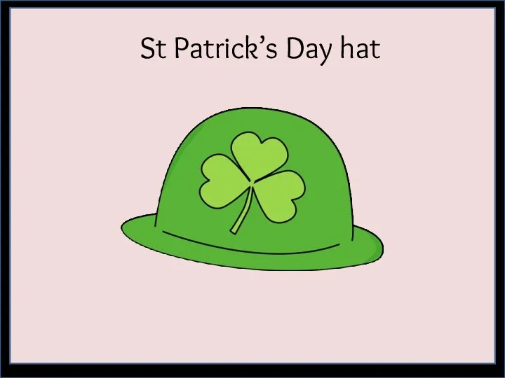 St Patrick’s Day hat