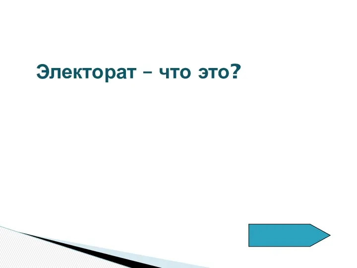 Электорат – что это?