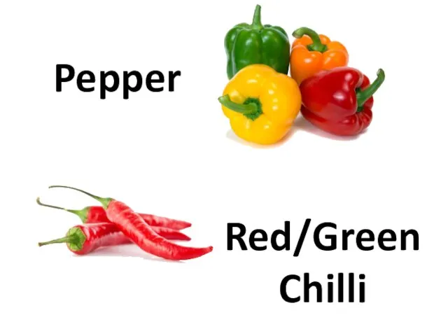 Pepper Red/Green Chilli
