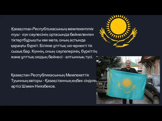 Как продать свою идею Қазақстан Республикасының мемлекеттік туы - күн