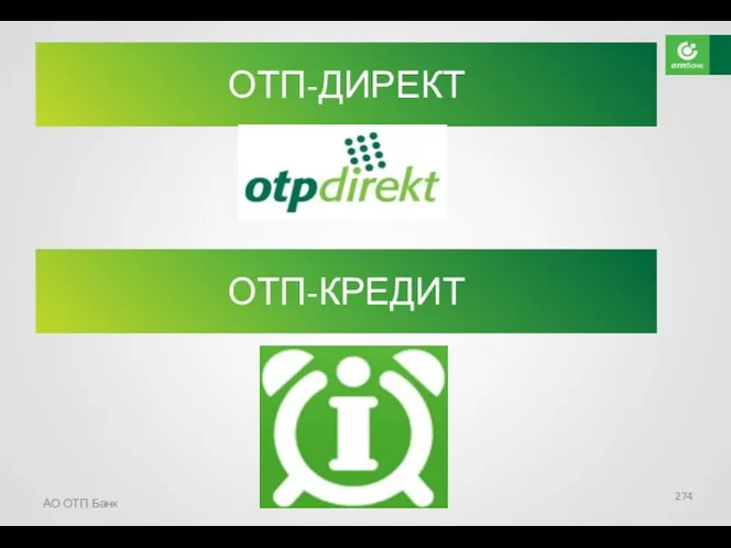 ОТП-ДИРЕКТ АО ОТП Банк ОТП-КРЕДИТ