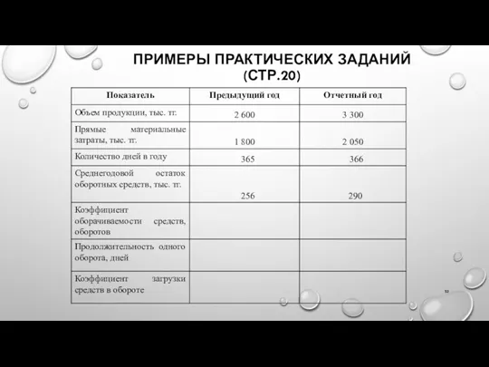 ПРИМЕРЫ ПРАКТИЧЕСКИХ ЗАДАНИЙ(СТР.20)