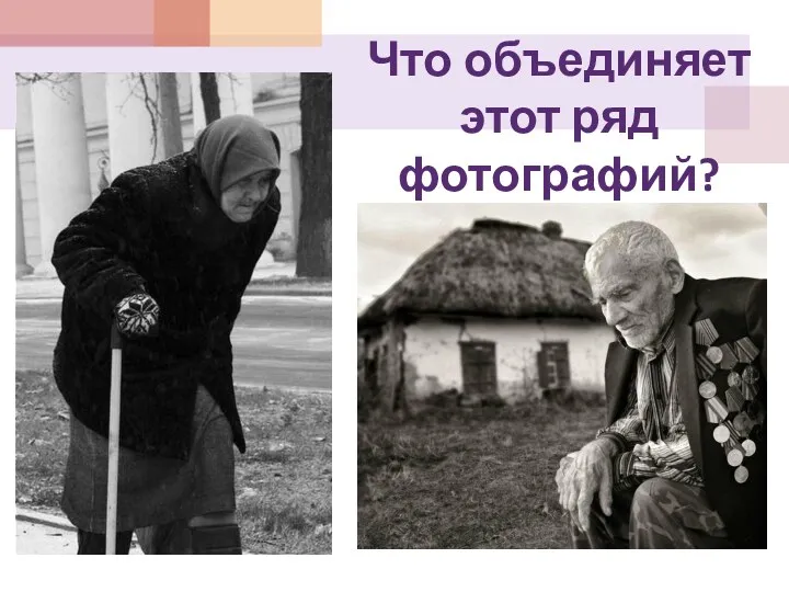 Что объединяет этот ряд фотографий?