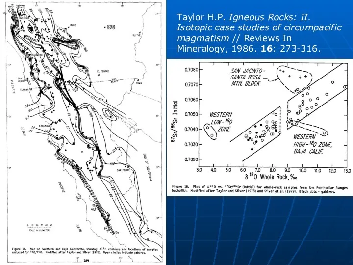 Taylor H.P. Igneous Rocks: II. Isotopic case studies of circumpacific