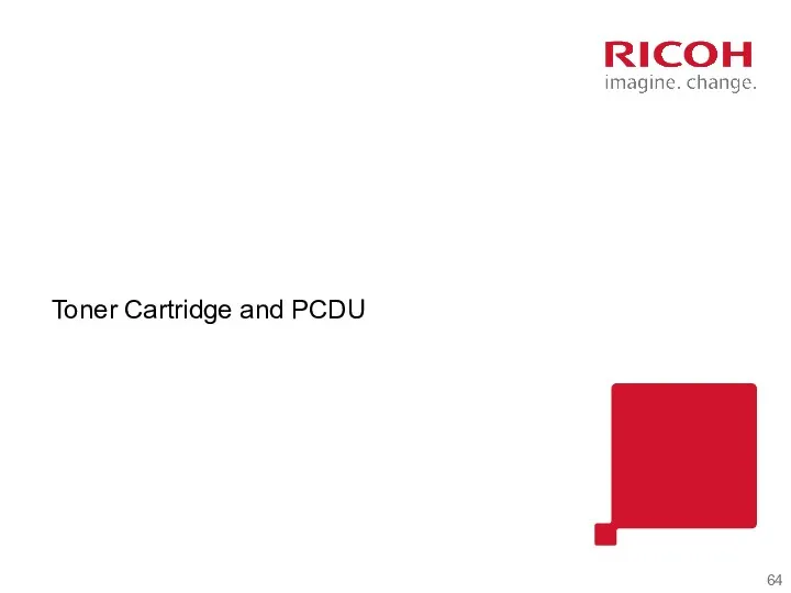 Toner Cartridge and PCDU