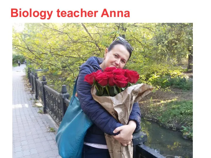 Biology teacher Anna