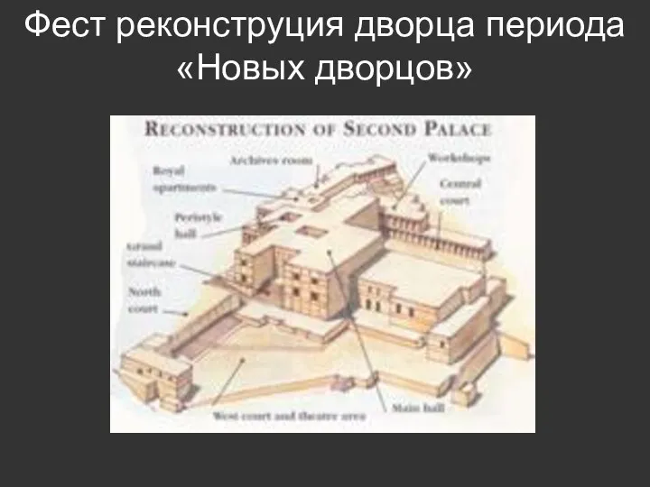 Фест реконструция дворца периода «Новых дворцов»