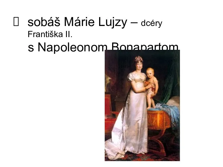 sobáš Márie Lujzy – dcéry Františka II. s Napoleonom Bonapartom