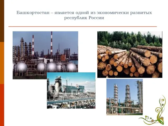 Башкортостан – является одной из экономически развитых республик России
