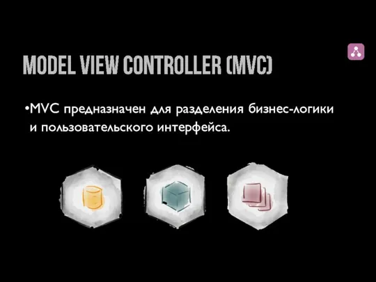MVC предназначен для разделения бизнес-логики и пользовательского интерфейса.