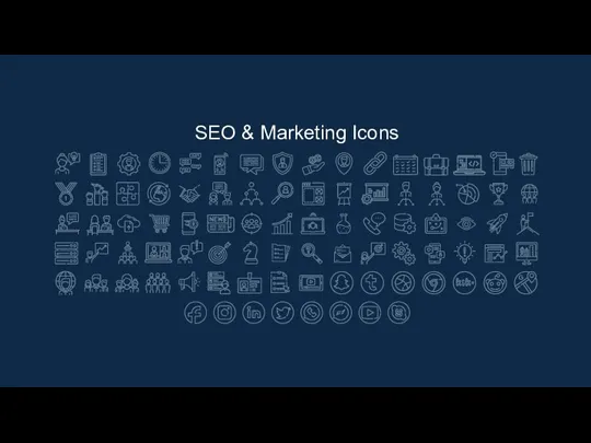 SEO & Marketing Icons