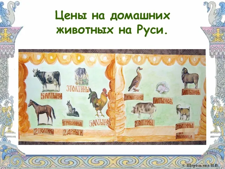 Цены на домашних животных на Руси.