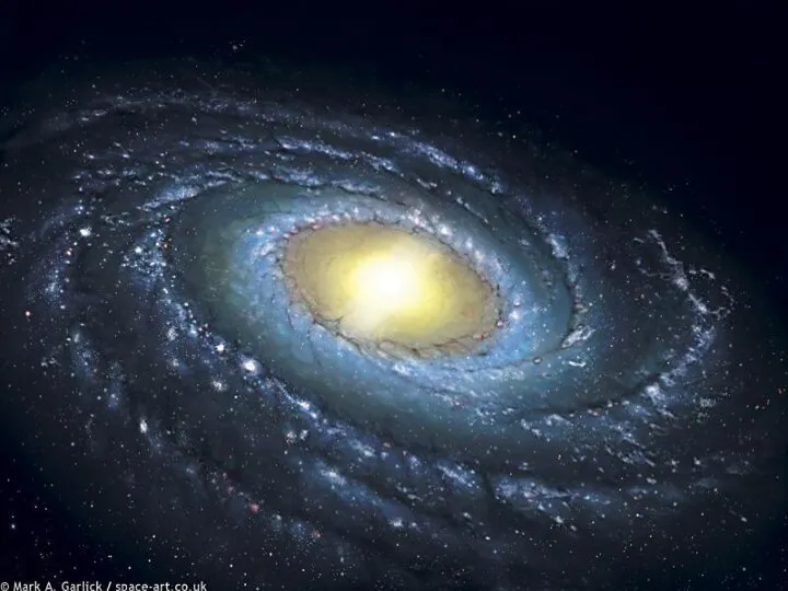 Млечный путь состоит из 200 миллиардов звёзд. И Солнце со